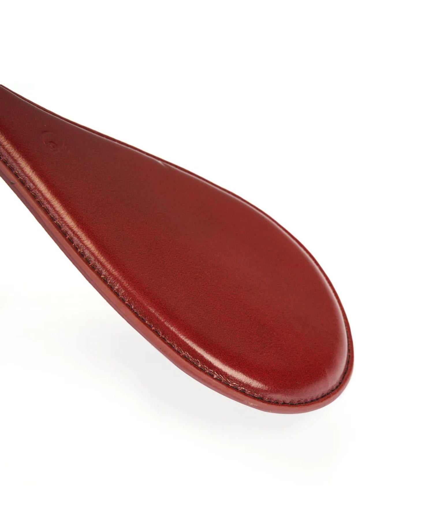 Liebe Seele Wine Red Leather Round Paddle (Wine Red) | Avec Amour Lingerie
