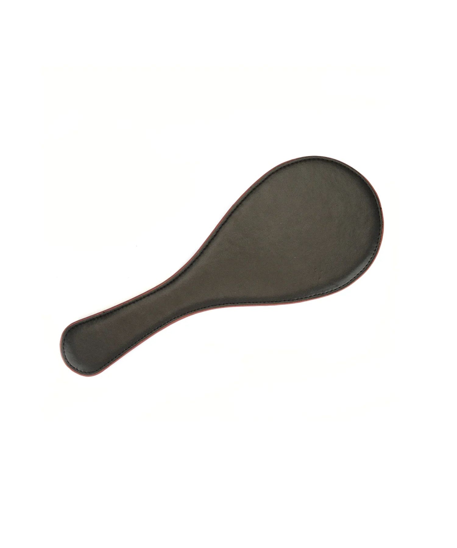 Liebe Seele Wine Red Leather Round Paddle (Wine Red) | Avec Amour Lingerie