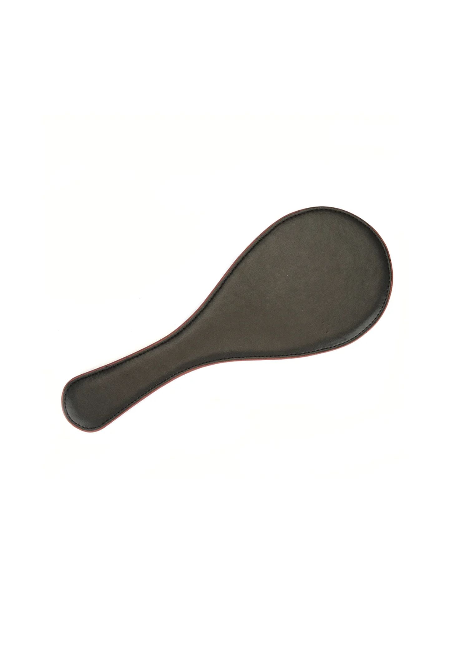 Liebe Seele Wine Red Leather Round Paddle (Wine Red) | Avec Amour Lingerie