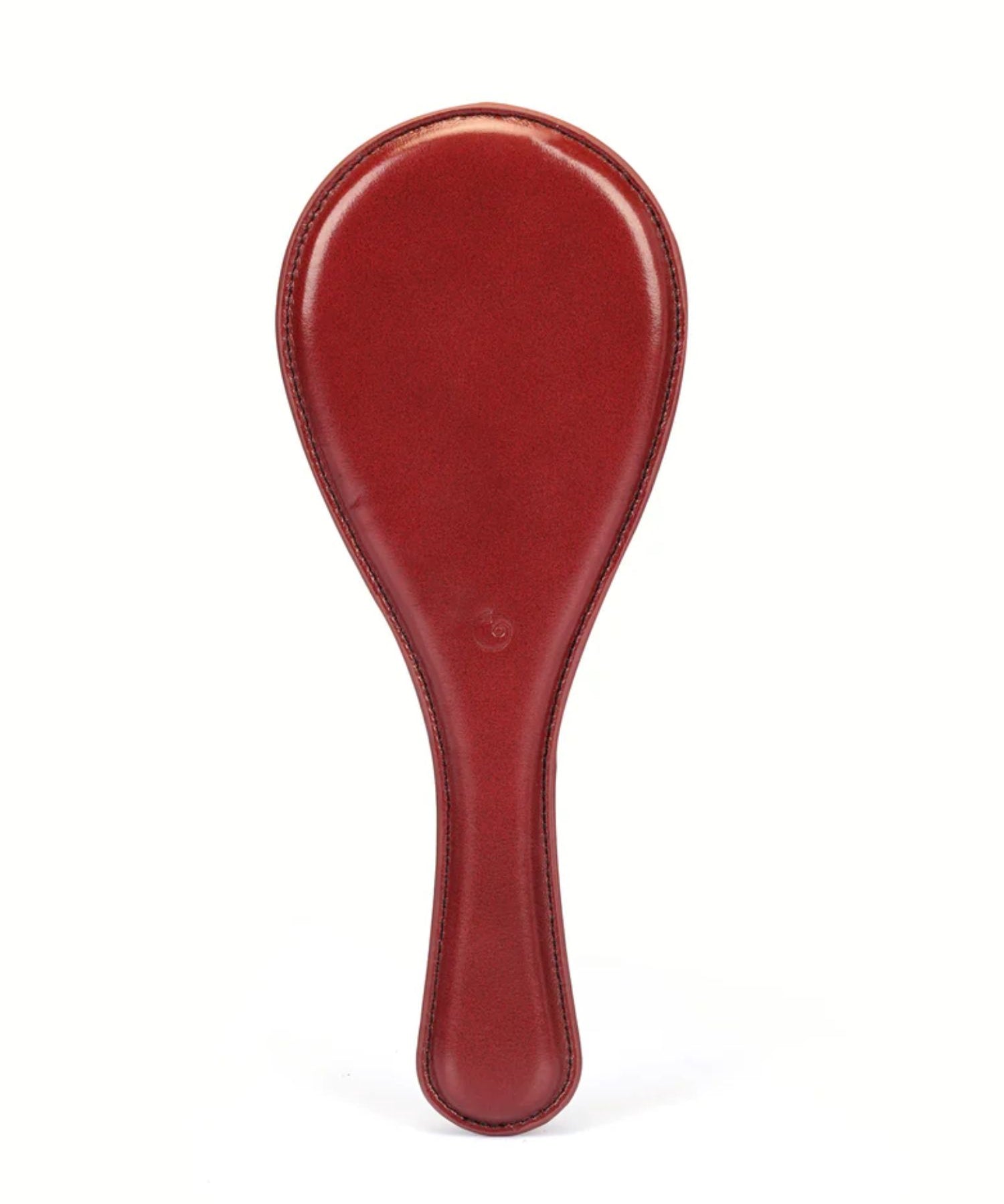 Liebe Seele Wine Red Leather Round Paddle (Wine Red) | Avec Amour Lingerie