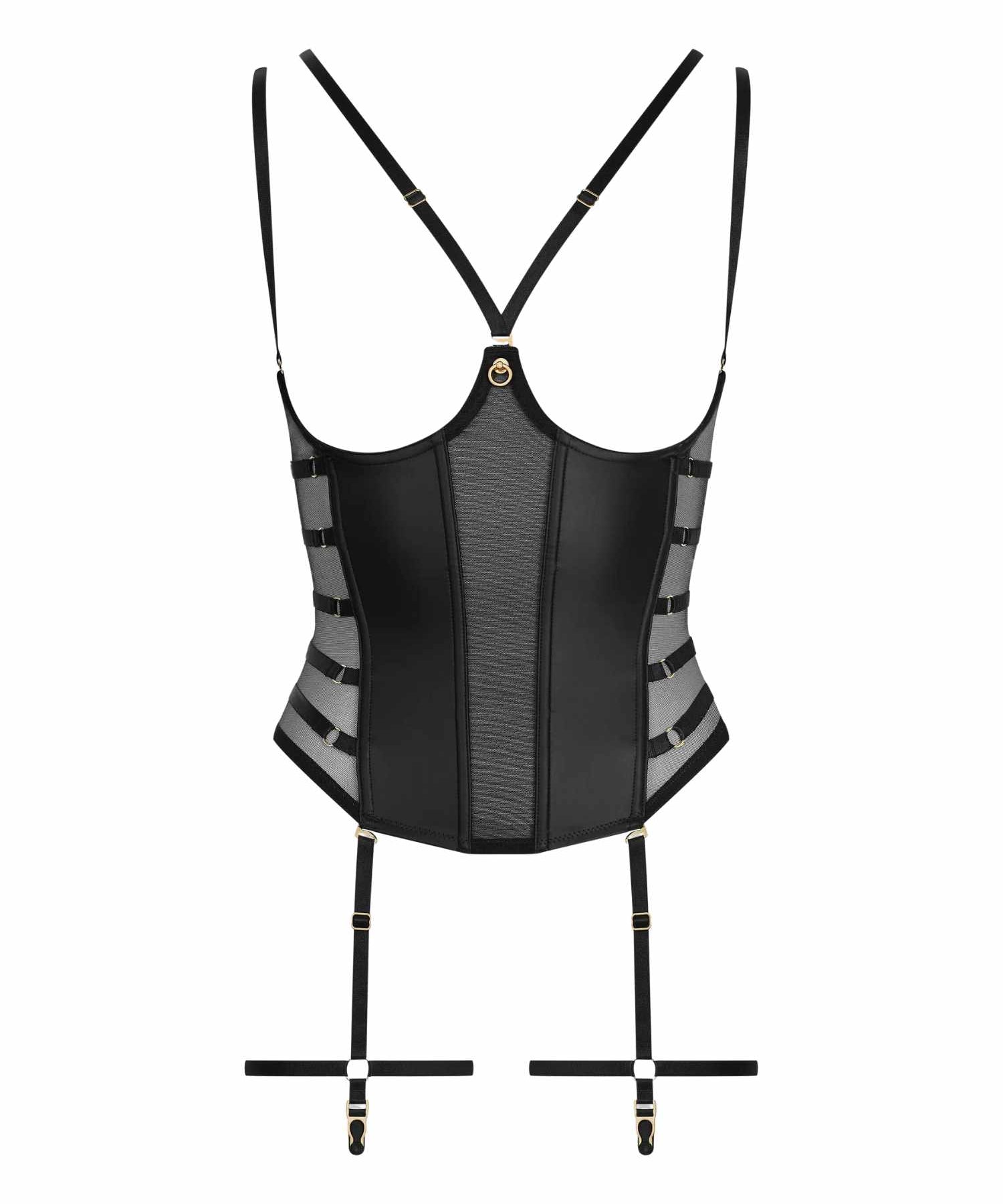 Maison Close Chambre Noire Corset (Black) | Avec Amour Lingerie