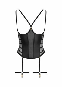 Maison Close Chambre Noire Corset (Black) | Avec Amour Lingerie