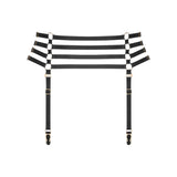 Maison Close Chambre Noire Garter Belt (Black) | Avec Amour Luxury Lingerie