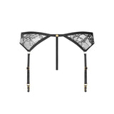 Maison Close Jeux Magnetiques Suspender Thong (Black) | Avec Amour Luxury Lingerie