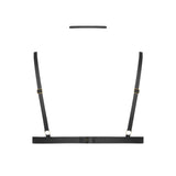 Maison Close Jeux Magnetiques Triangle Bra Harness (Black) | Avec Amour Luxury Lingerie