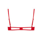 Maison Close Le Petit Secret Cupless Bra with Bow (Red) | Avec Amour Lingerie