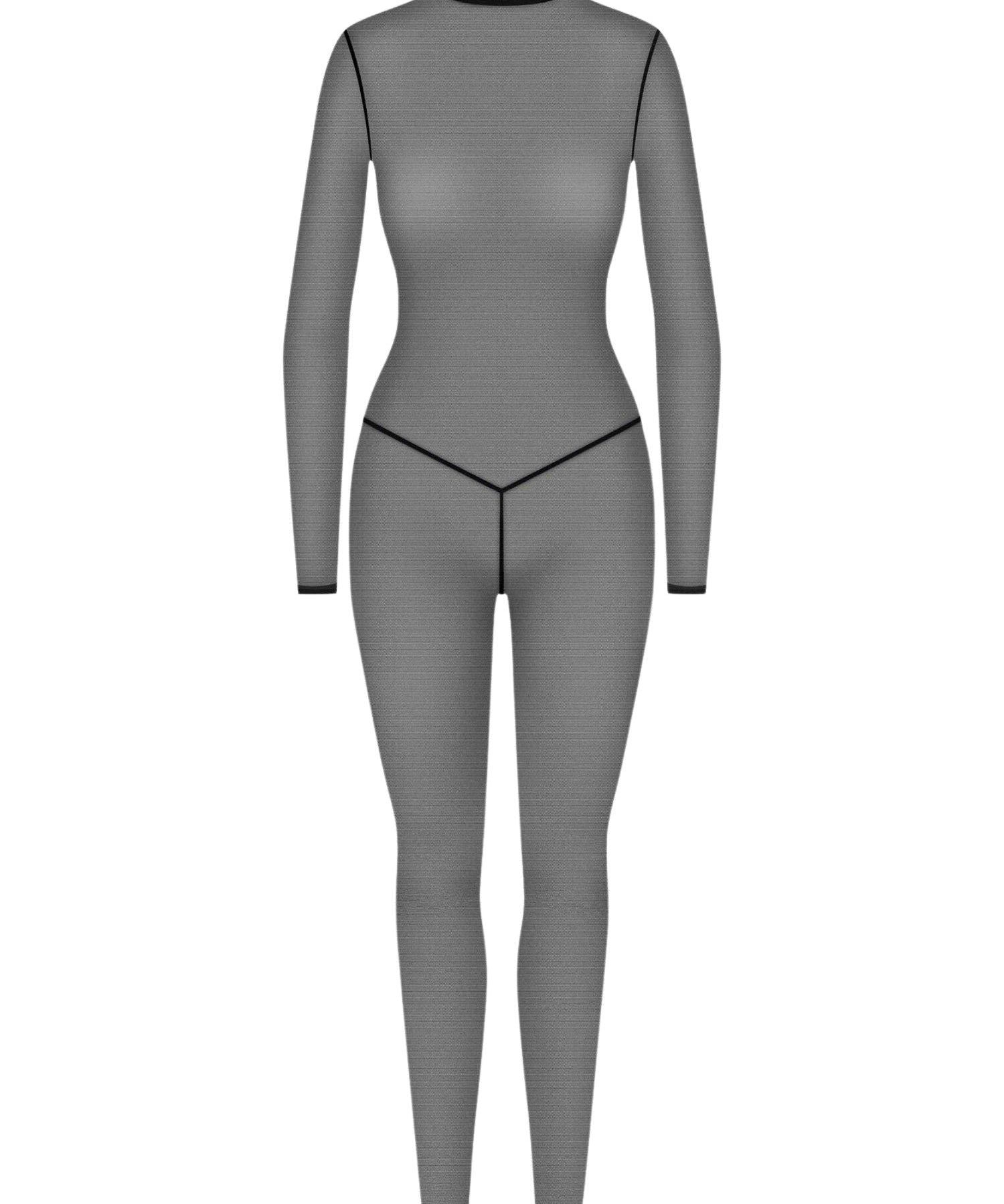 Maison Close Open Back Catsuit (Black) | Avec Amour Lingerie