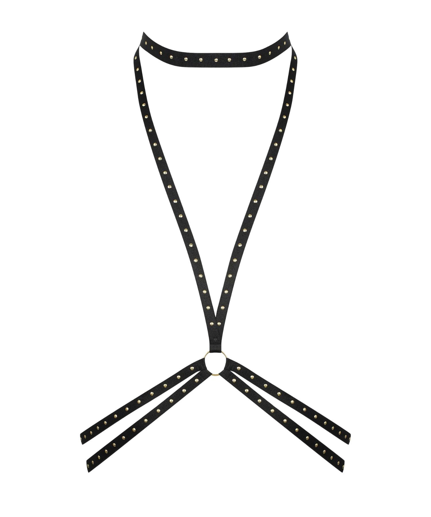 Maison Close Studded Harness (Black) | Avec Amour Lingerie