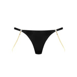 Maison Close Tapage Nocturne Mini Thong with Jewelry (Black) | Avec Amour Luxury