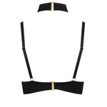 Maison Close Tapage Nocturne Open Bra with Jewelry (Black) | Avec Amour Sexy Lingerie