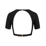 Maison Close Tapage Nocturne Open Crop Top (Black) | Avec Amour Sexy Lingerie