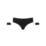 Maison Close Tapage Nocturne Open Tanga with Handcuffs & Chain (Black) | Avec Amour Luxury Lingerie
