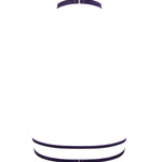 Maison Close Velvet Harness (Purple) | Avec Amour Sexy Lingerie