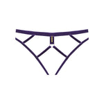 Maison Close Velvet Open Brief (Purple) | Avec Amour Sexy Lingerie