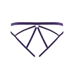 Maison Close Velvet Open Brief (Purple) | Avec Amour Sexy Lingerie