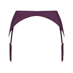 Maison Close Villa Satine Garter Belt (Purple) | Avec Amour Luxury Lingerie