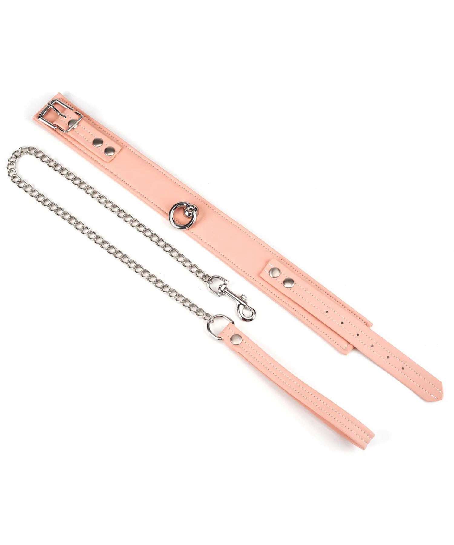 Pink Organosilicon Collar With Leash (Pink)