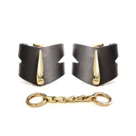 AVAM MOLTEN Leather Wrist Cuff (Black) | Avec Amour Lingerie