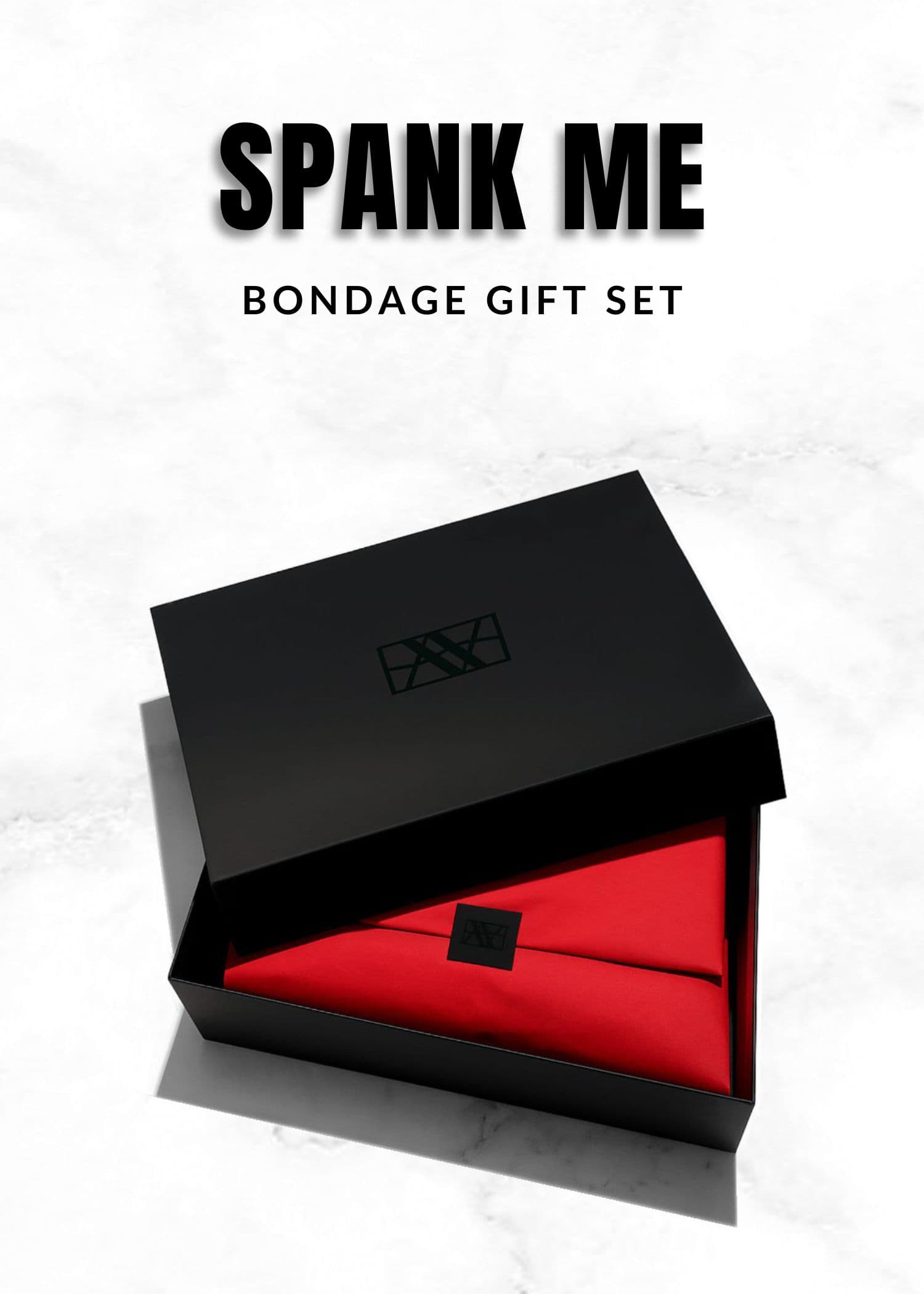 SPANK ME Bondage Gift Set (Medium) | AVAM Molten Choker, AVAM Flogger, Bondage Rope