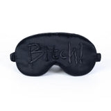 UPKO Embroidered Silk Blindfold (Black) | Bedroom Fun Accessories