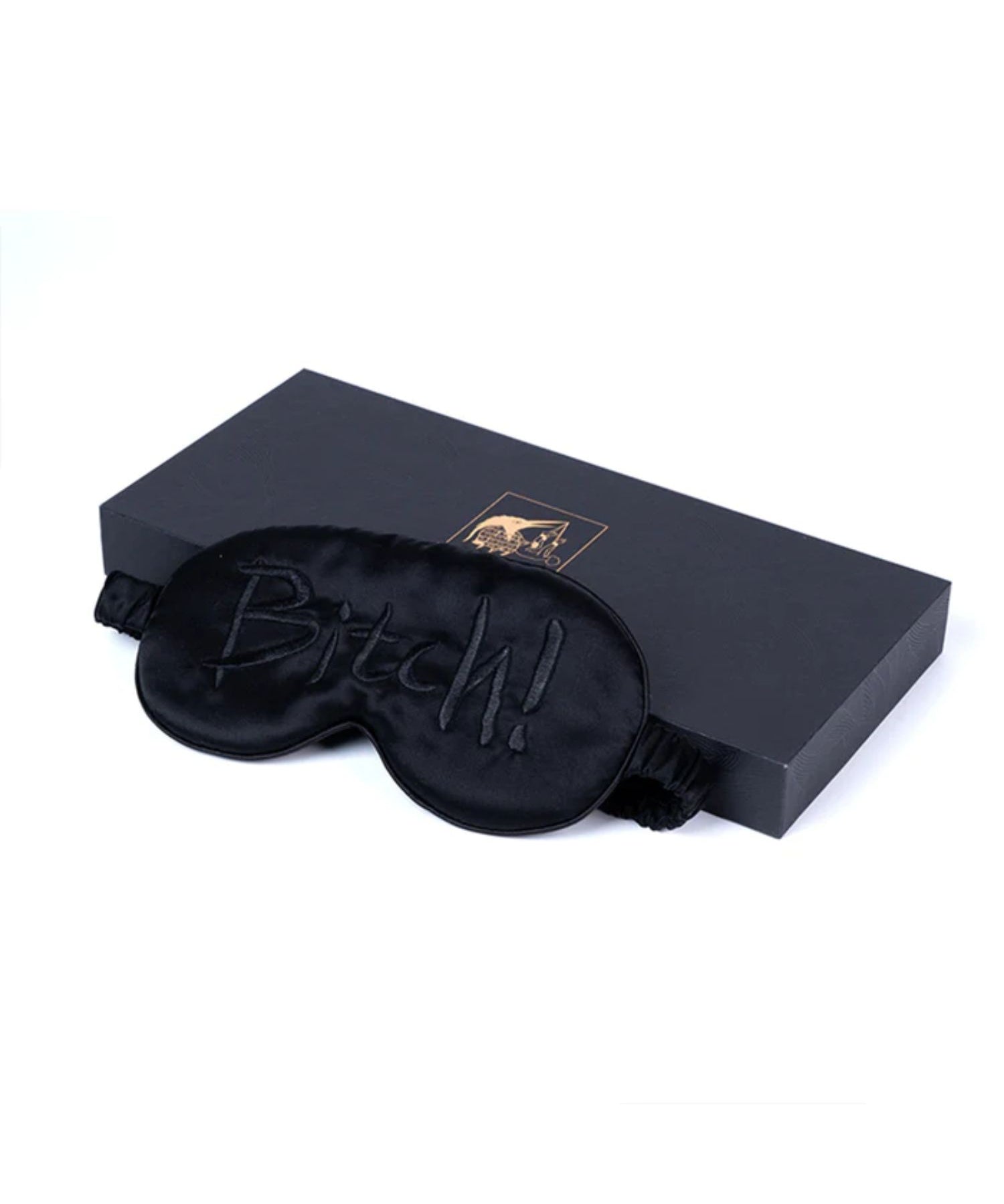 UPKO Embroidered Silk Blindfold (Black) | Bedroom Fun Accessories