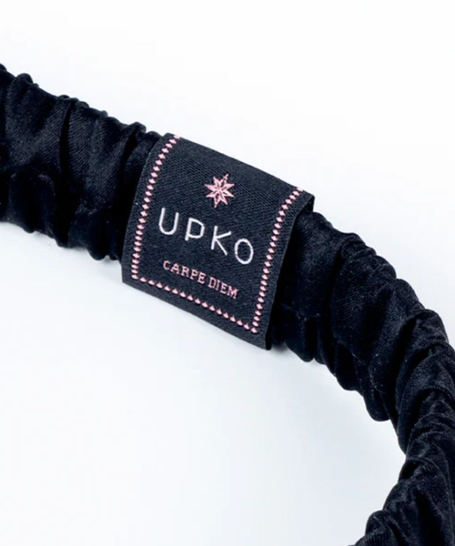 UPKO Embroidered Silk Blindfold (Black) | Bedroom Fun Accessories