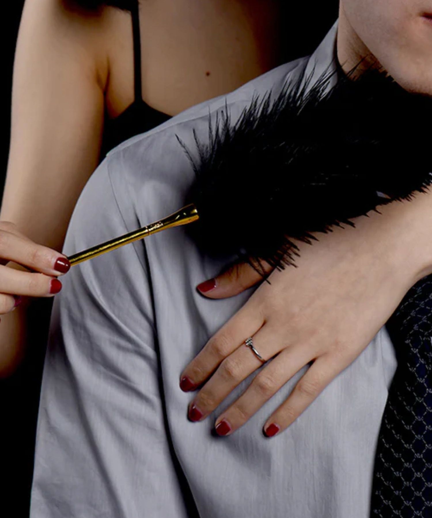 UPKO Feather Tickler (Black) | Avec Amour Bedroom Fun