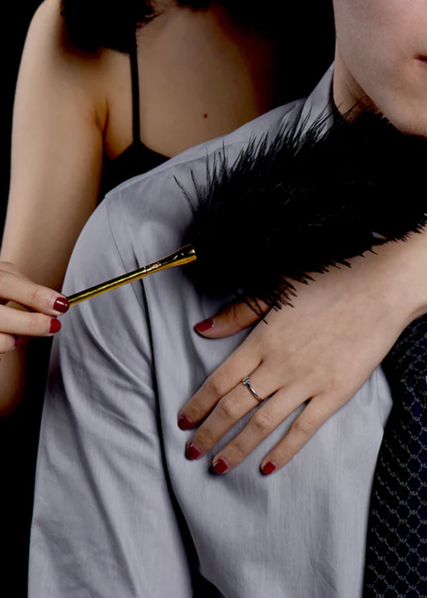 UPKO Feather Tickler (Black) | Avec Amour Bedroom Fun