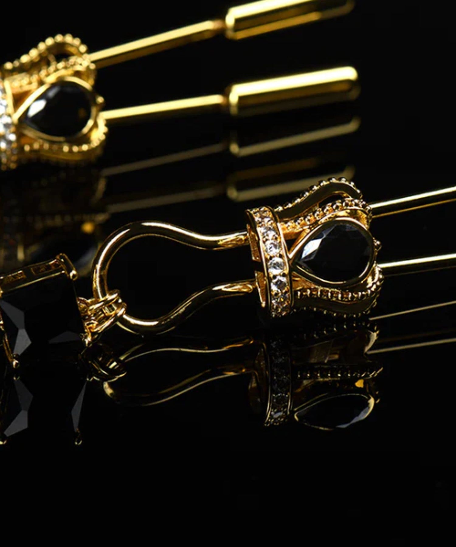 UPKO Gold Crown Chain Nipple Clamps | BDSM Bedroom Fun Accessories