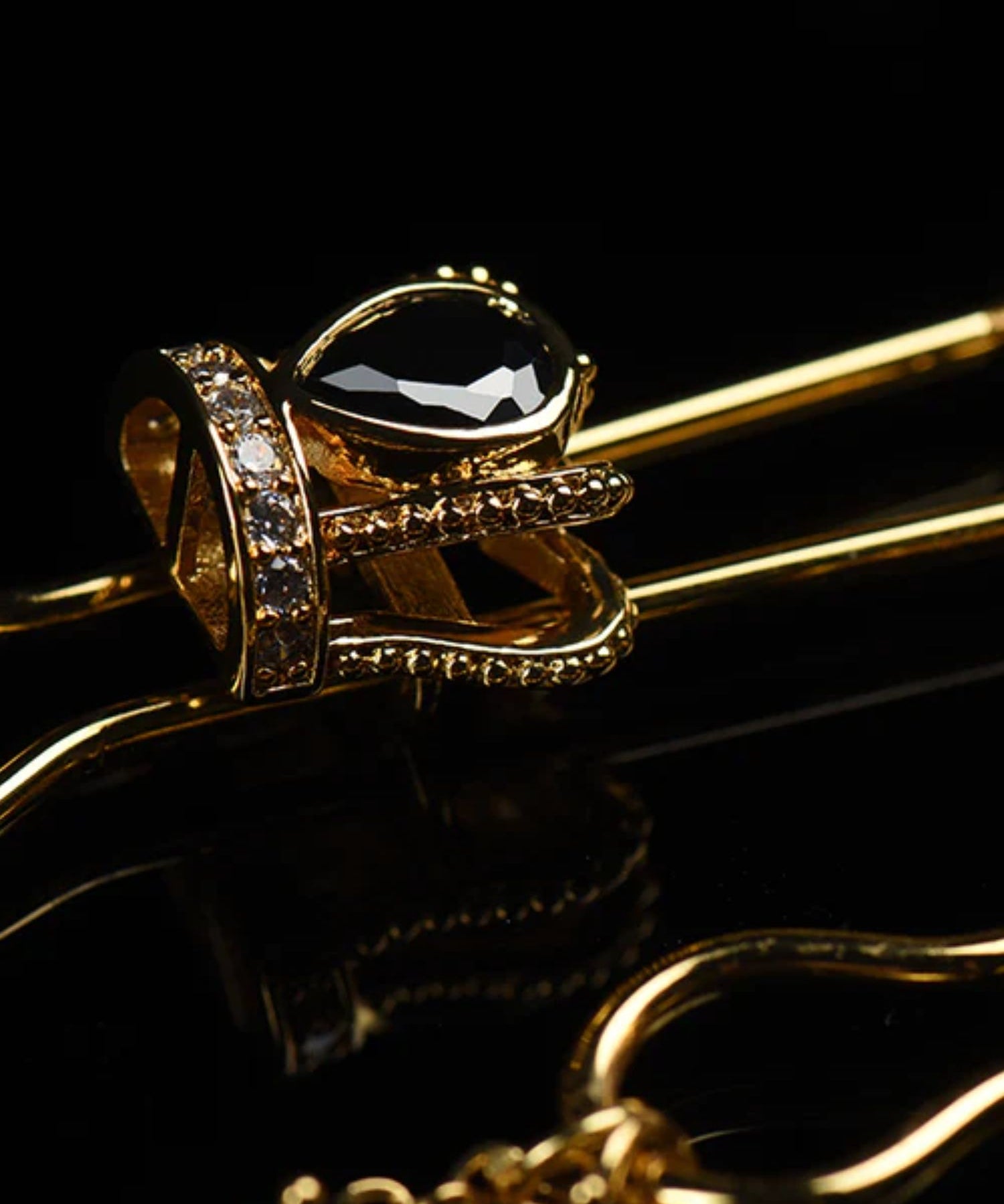 UPKO Gold Crown Chain Nipple Clamps | BDSM Bedroom Fun Accessories