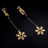 UPKO Non-Pierced Clitoral Jewelry Snowflake (Gold) | BDSM Bedroom Fun Accessories