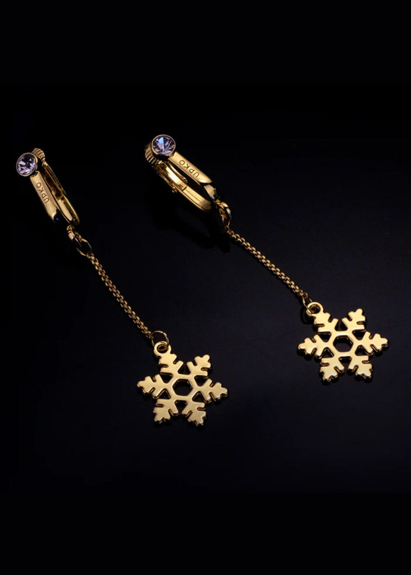 UPKO Non-Pierced Clitoral Jewelry Snowflake (Gold) | BDSM Bedroom Fun Accessories