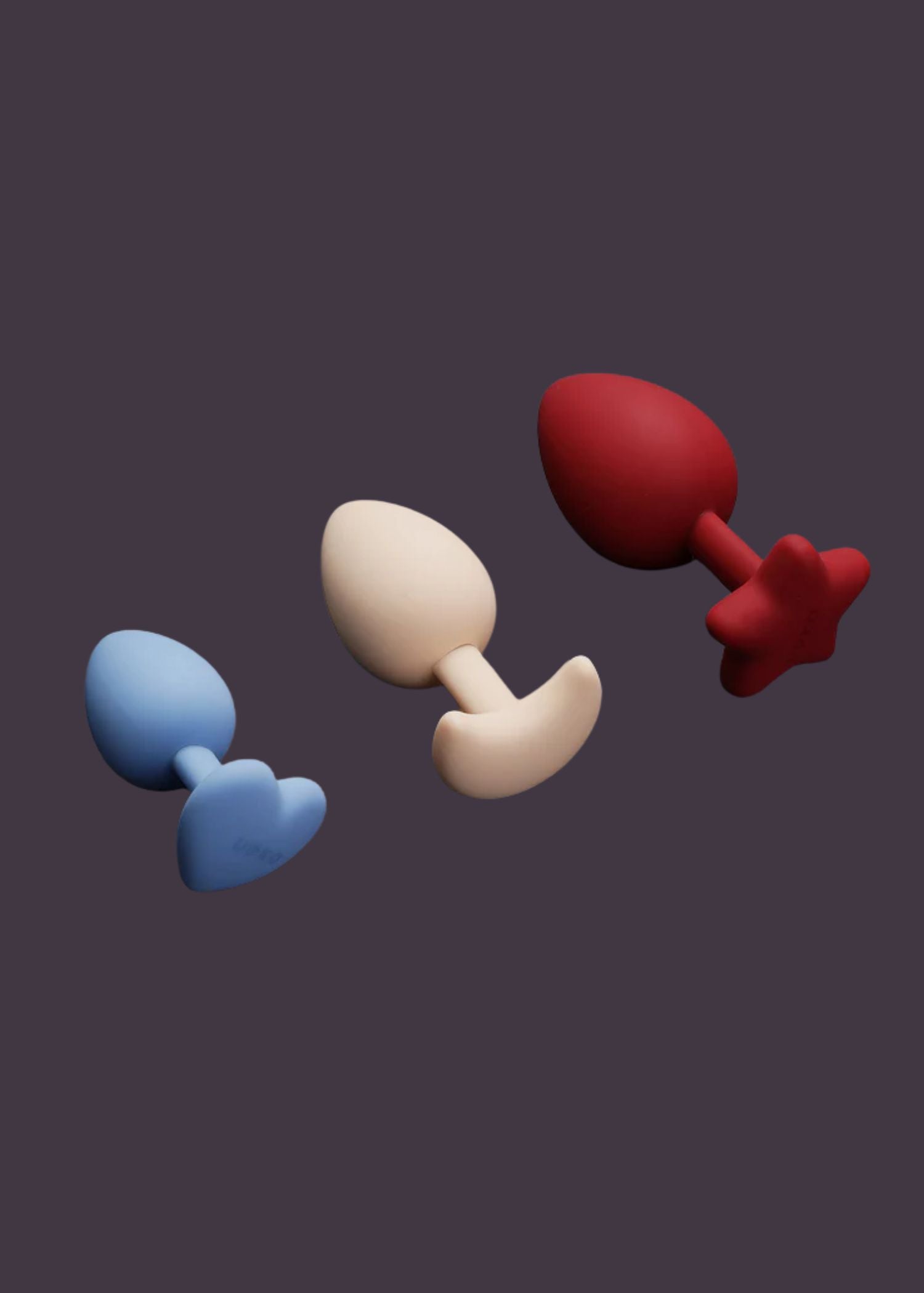 UPKO Playful Butt Plugs Three-piece Set | Avec Amour Lingerie UPKO Playful Butt Plugs Three-piece Set | Avec Amour Lingerie