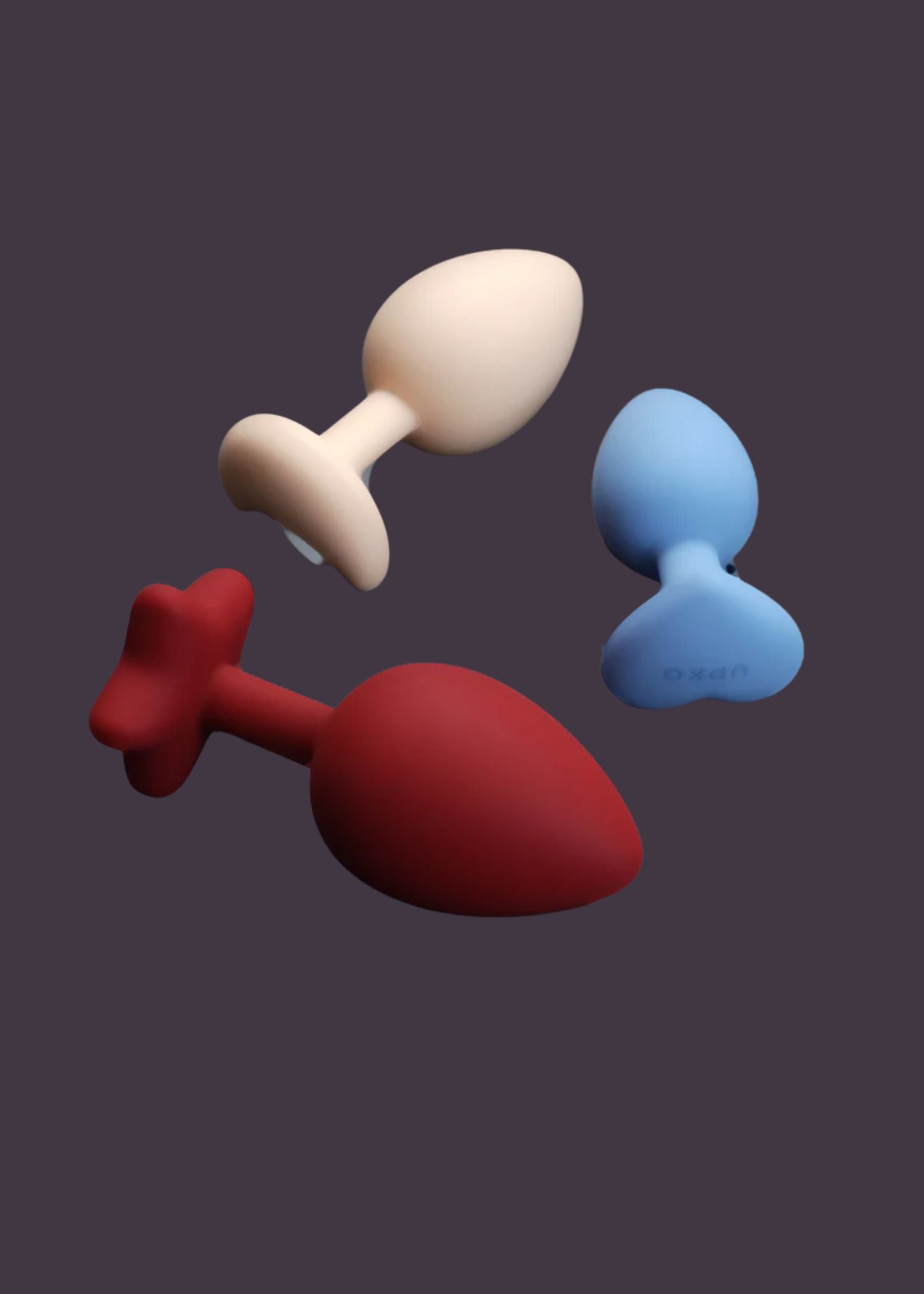 UPKO Playful Butt Plug Three Piece Set | Avec Amour Lingerie