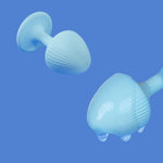 UPKO The Mushroom Butt Plugs Three Piece Set (Light Blue)