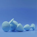 UPKO The Mushroom Butt Plugs Three Piece Set (Light Blue)