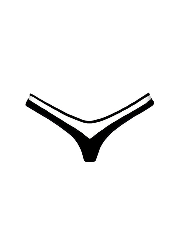God Save Queens Forget Me Not Mesh Thong | Luxury Lingerie