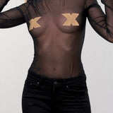 Flash Cross Glitter Nipple Reusable Covers-Accessories-Bijoux Indiscrets-AvecAmourLingerie