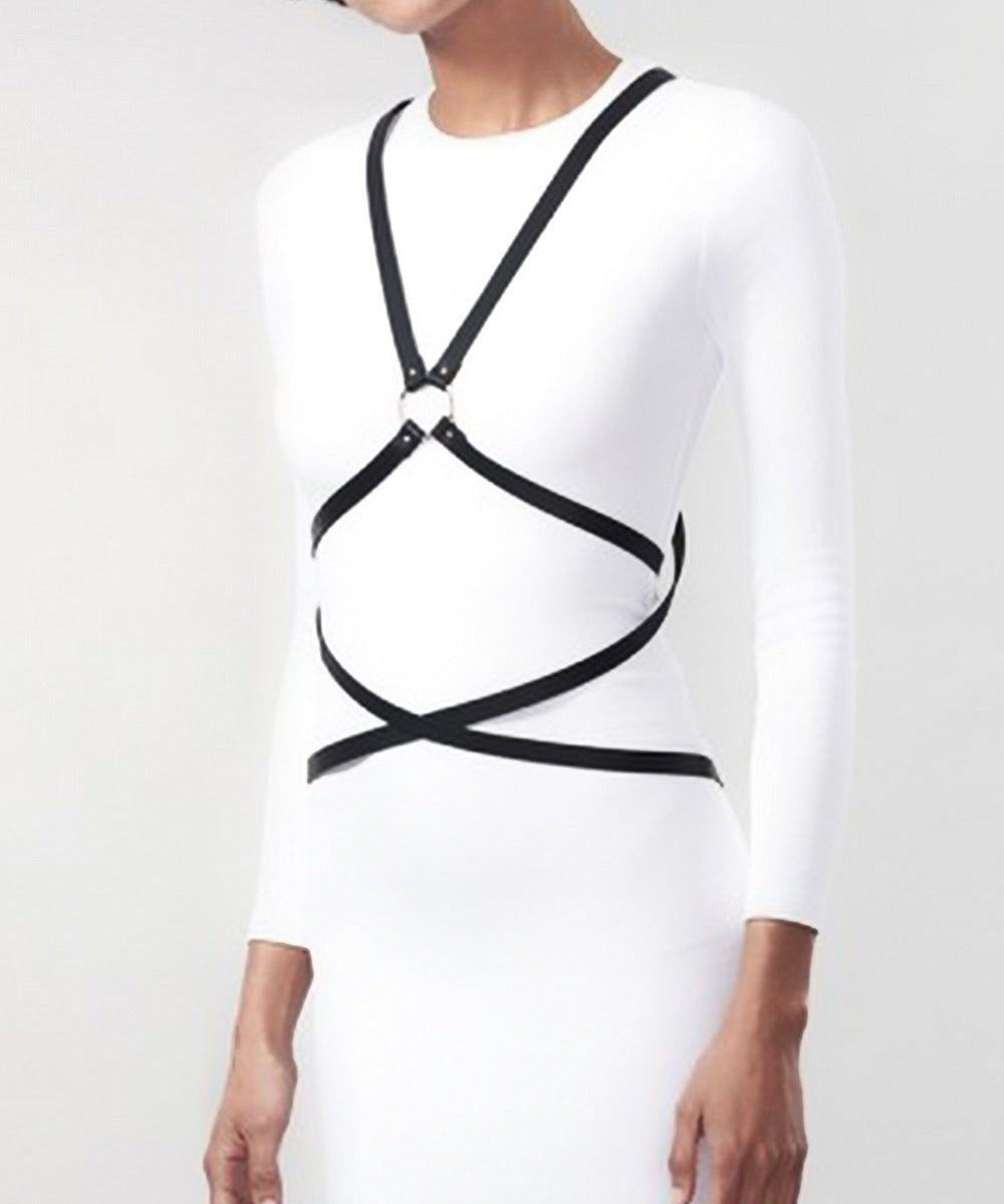 Maze Multi-Way Body Harness-Bodywear-Bijoux Indiscrets-AvecAmourLingerie