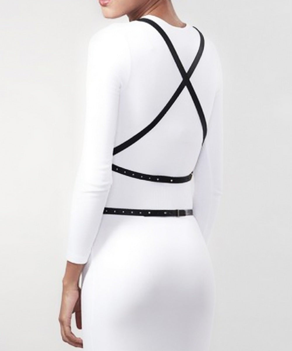 Maze Multi-Way Body Harness-Bodywear-Bijoux Indiscrets-AvecAmourLingerie