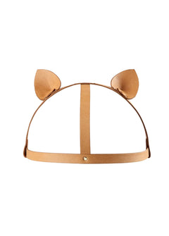 Bijoux Indiscrets Maze Leather Head Piece
