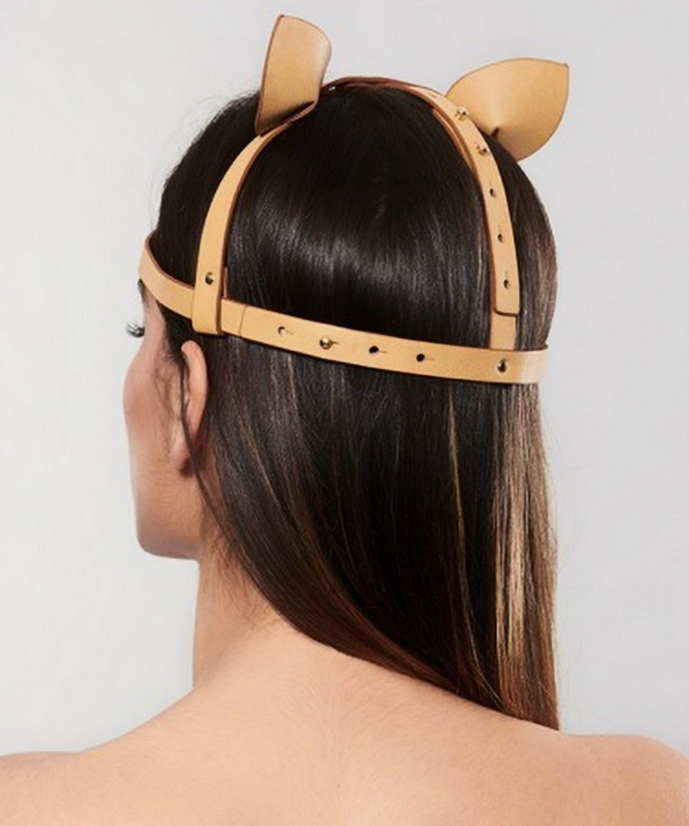 Bijoux Indiscrets Maze Leather Head Piece