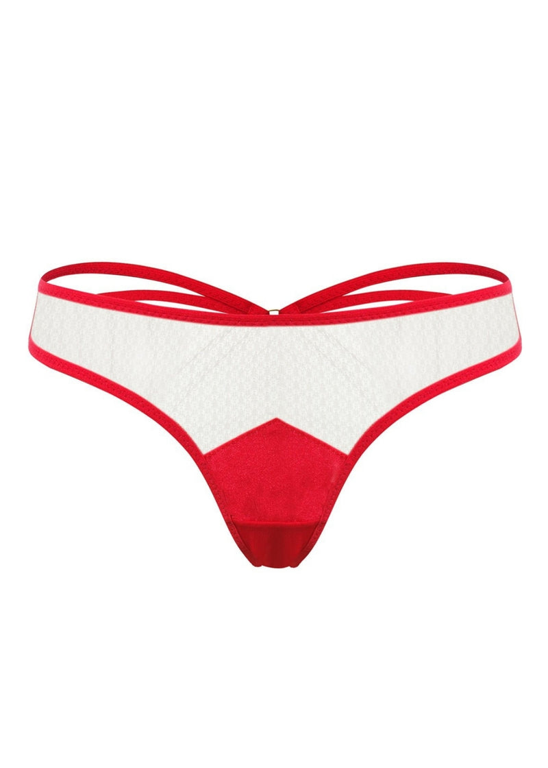 Perilla Apologise Red Open Brief | Sexy Lingerie
