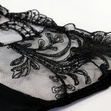 Bluebella Marseille Black Embroidery Thong | Sexy Lingerie