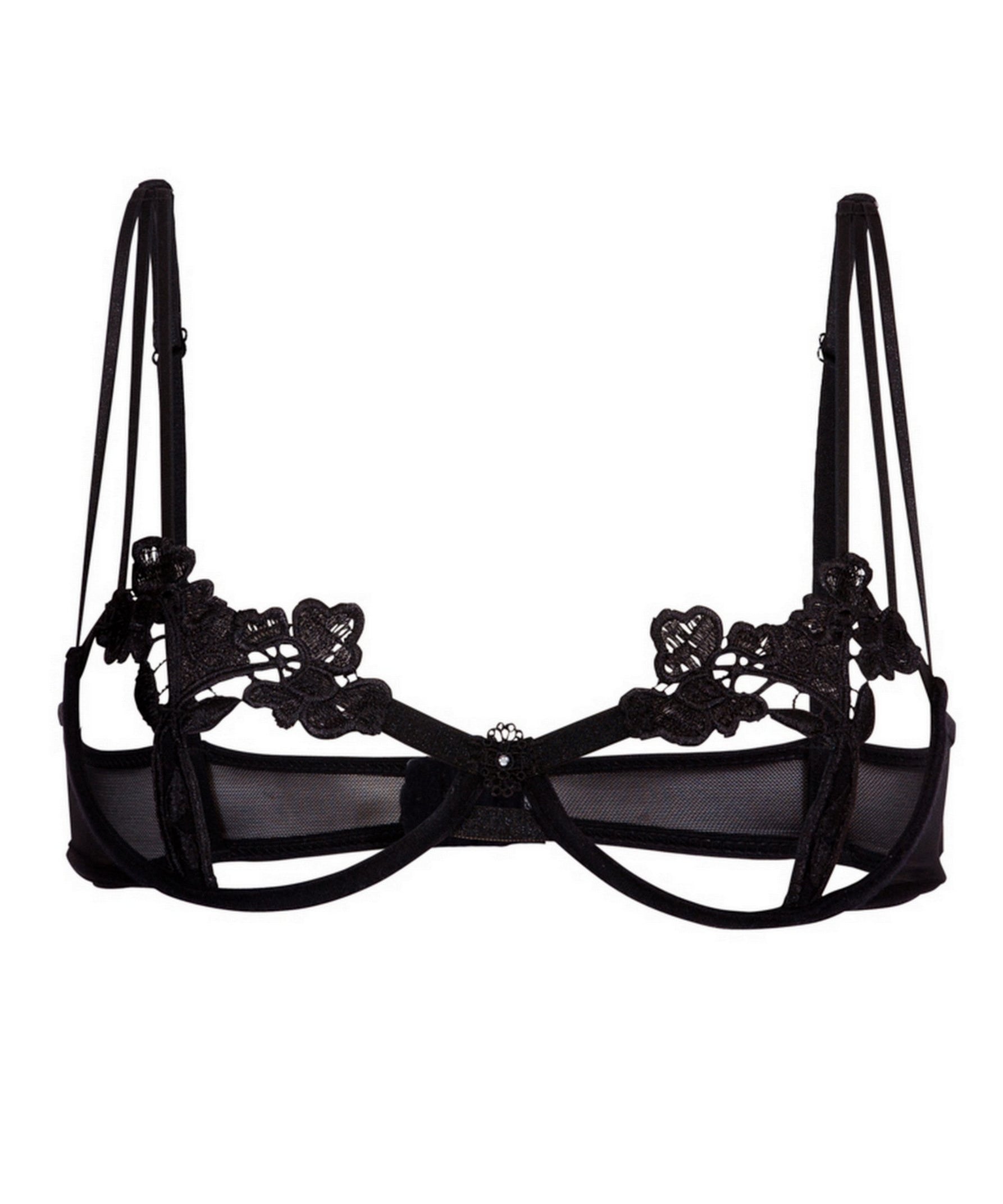 Bluebella Nova Open Cupless Bra | Avec Amour Sexy Lingerie