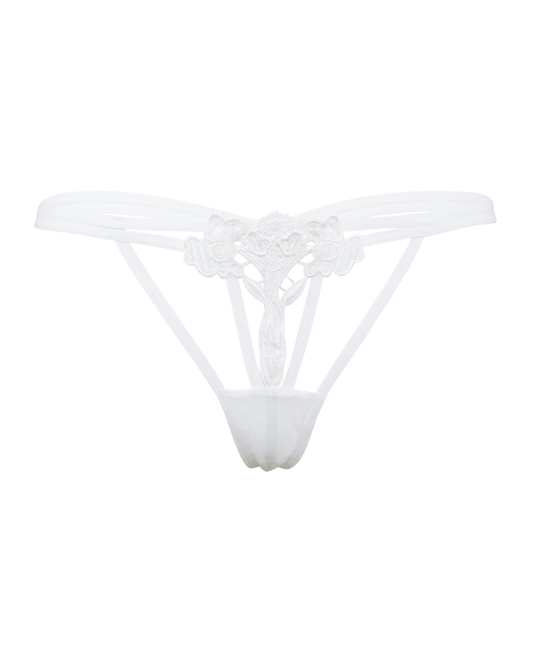 Nova Thong (Ivory)-Bottoms-Bluebella-AvecAmourLingerie