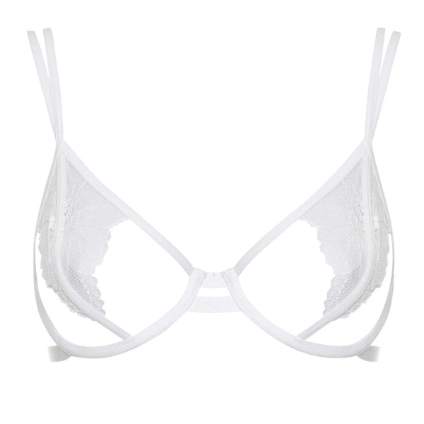 Emerson Women's Wirefree Lace Bra - White - Size 24DD