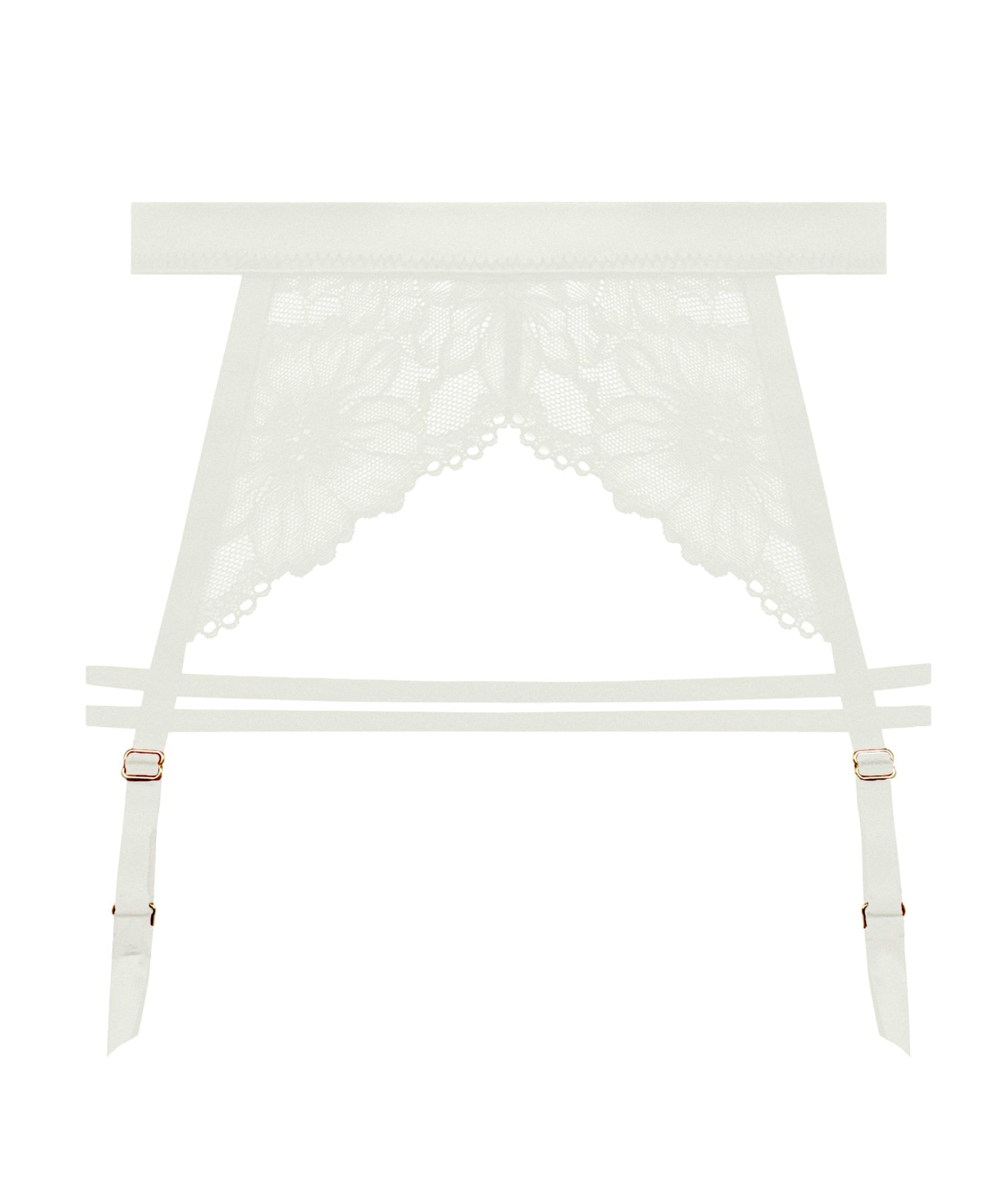 Emerson (Ivory) Suspender Belt-Bottoms-Bluebella-AvecAmourLingerie