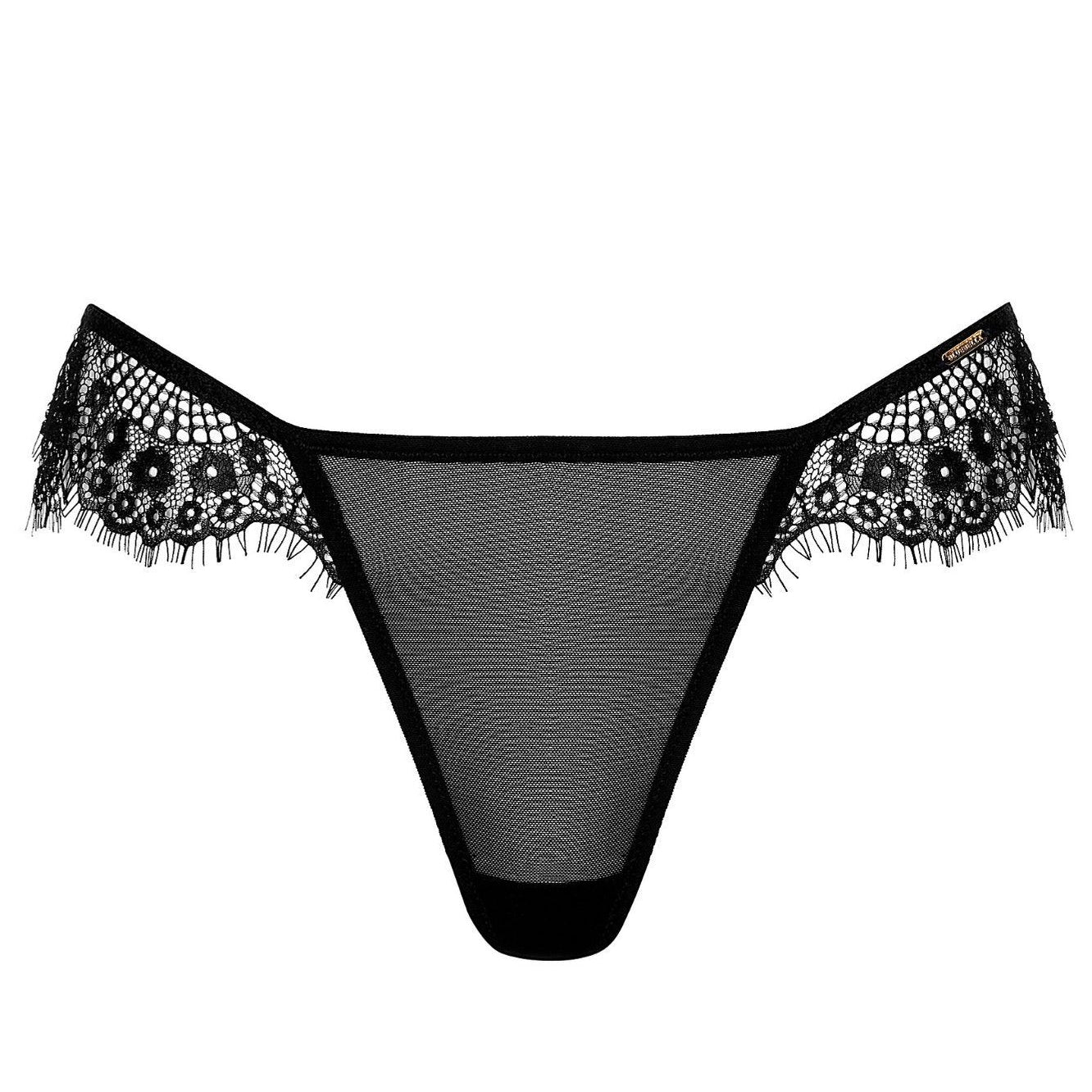 Bluebella Marina Black Lace Thong | Sexy Lingerie