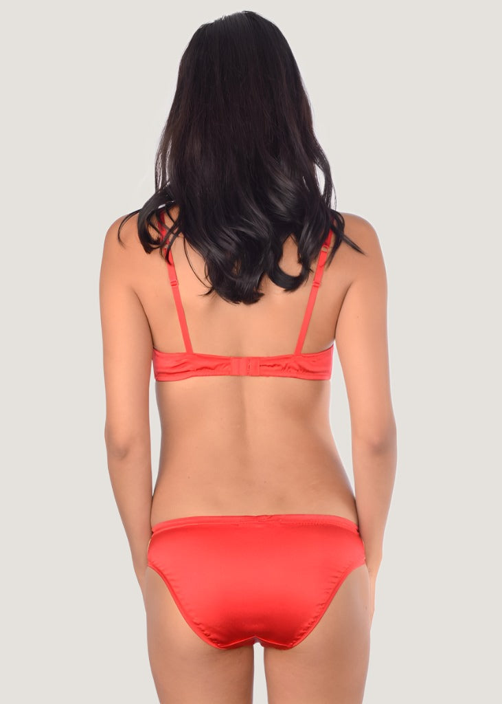 Underwire Bra (Red)-Bras-Natalie Begg-AvecAmourLingerie